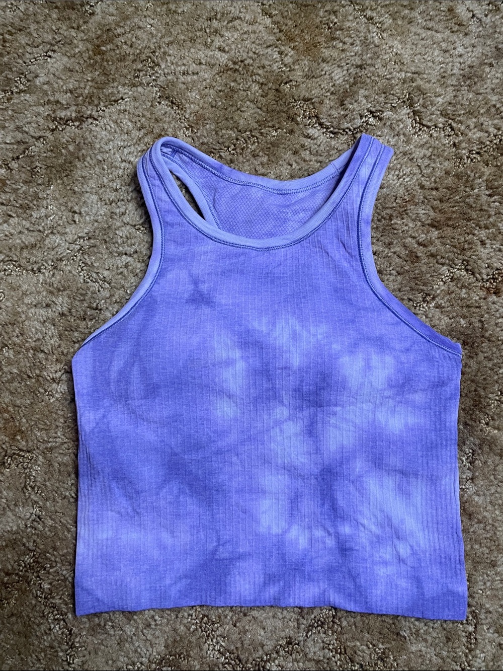 Lululemon Purple Tie Dye Racer Back Tank Size 4‎
